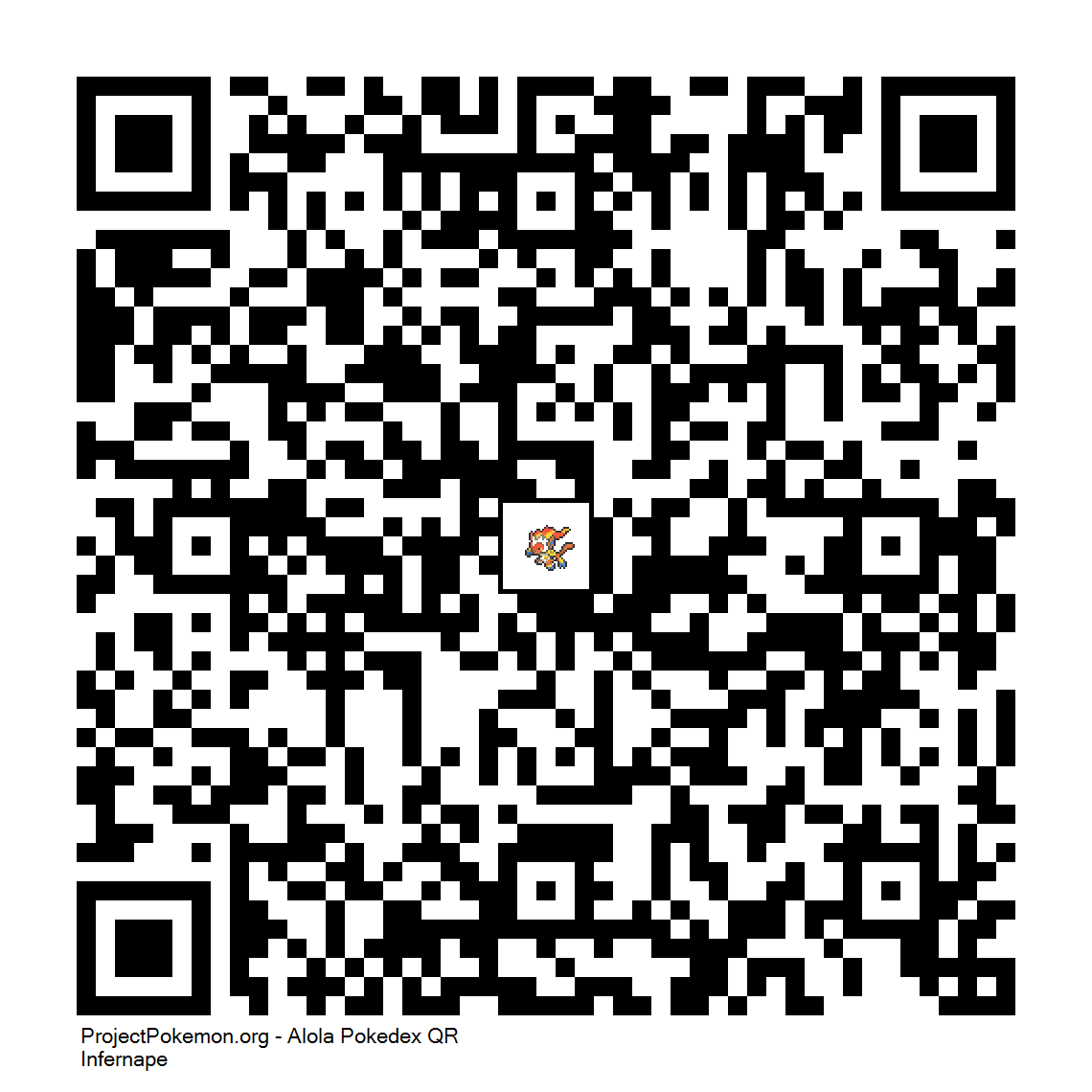 Cdigo QR de Infernape